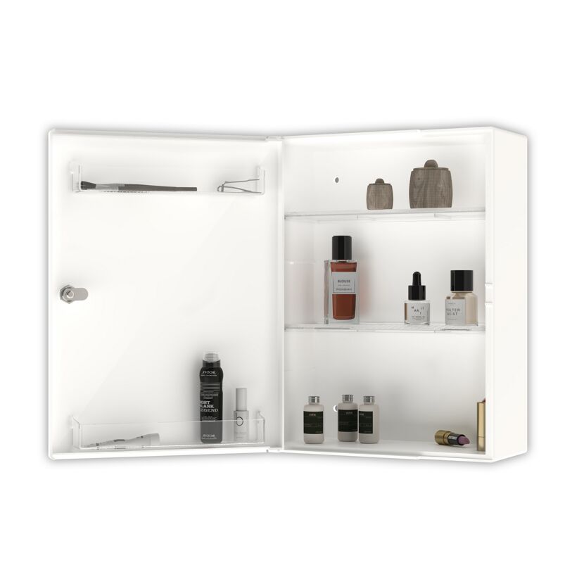 Medikamentenschrank 'Standard' weiß Hochglanz 31,5 x 42 x 15 cm