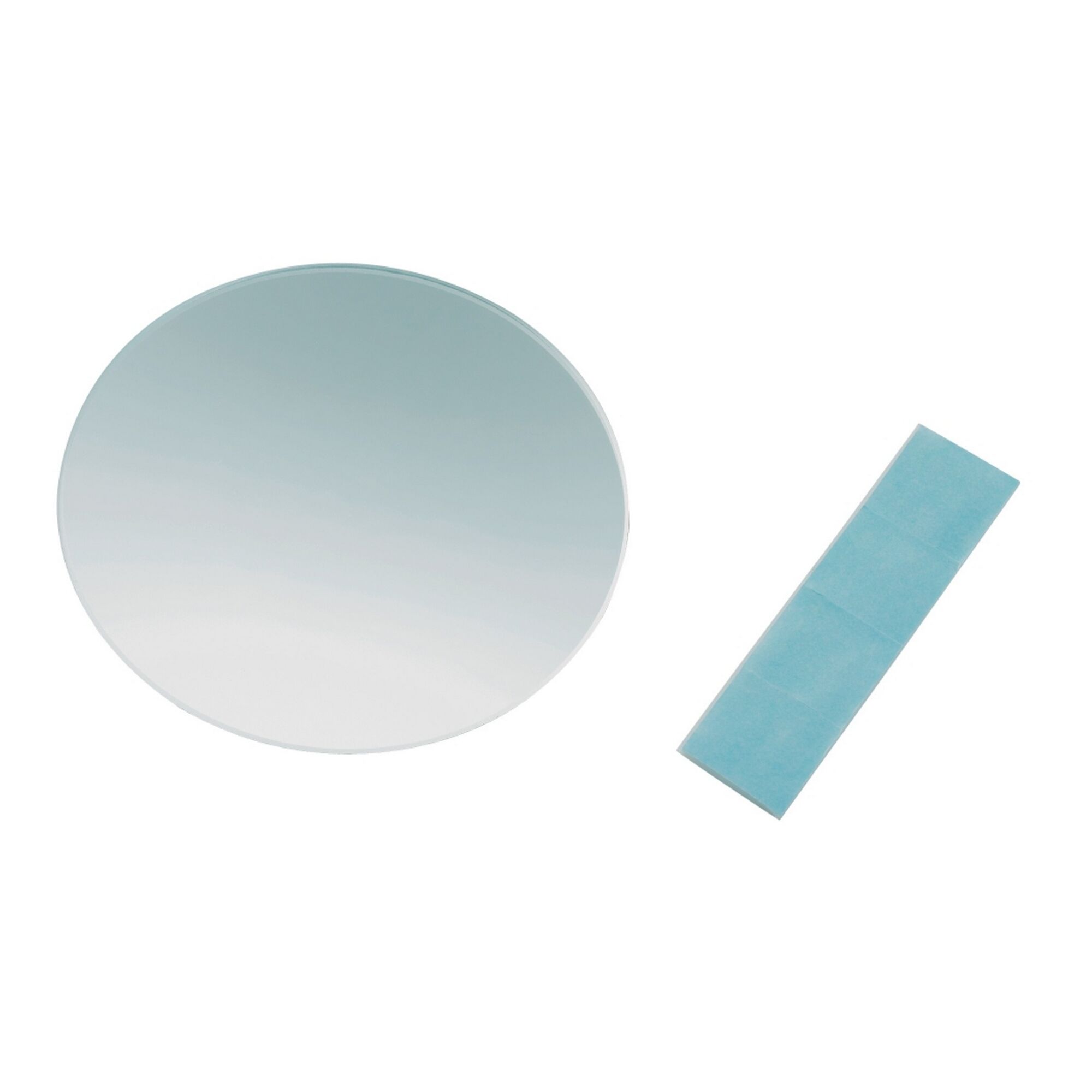 Runder Kosmetikspiegel mit Schutzfolie