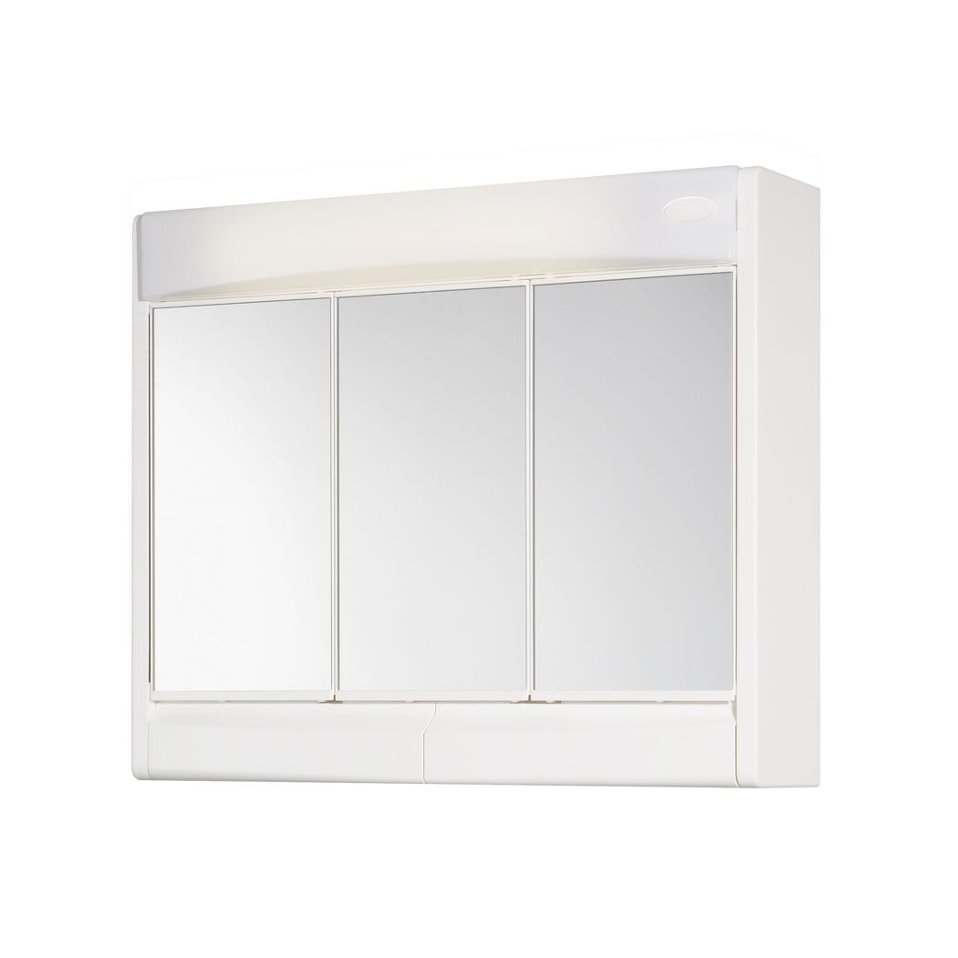 Spiegelschrank 'Saphir' weiß Hochglanz 60 x 51 x 18 cm