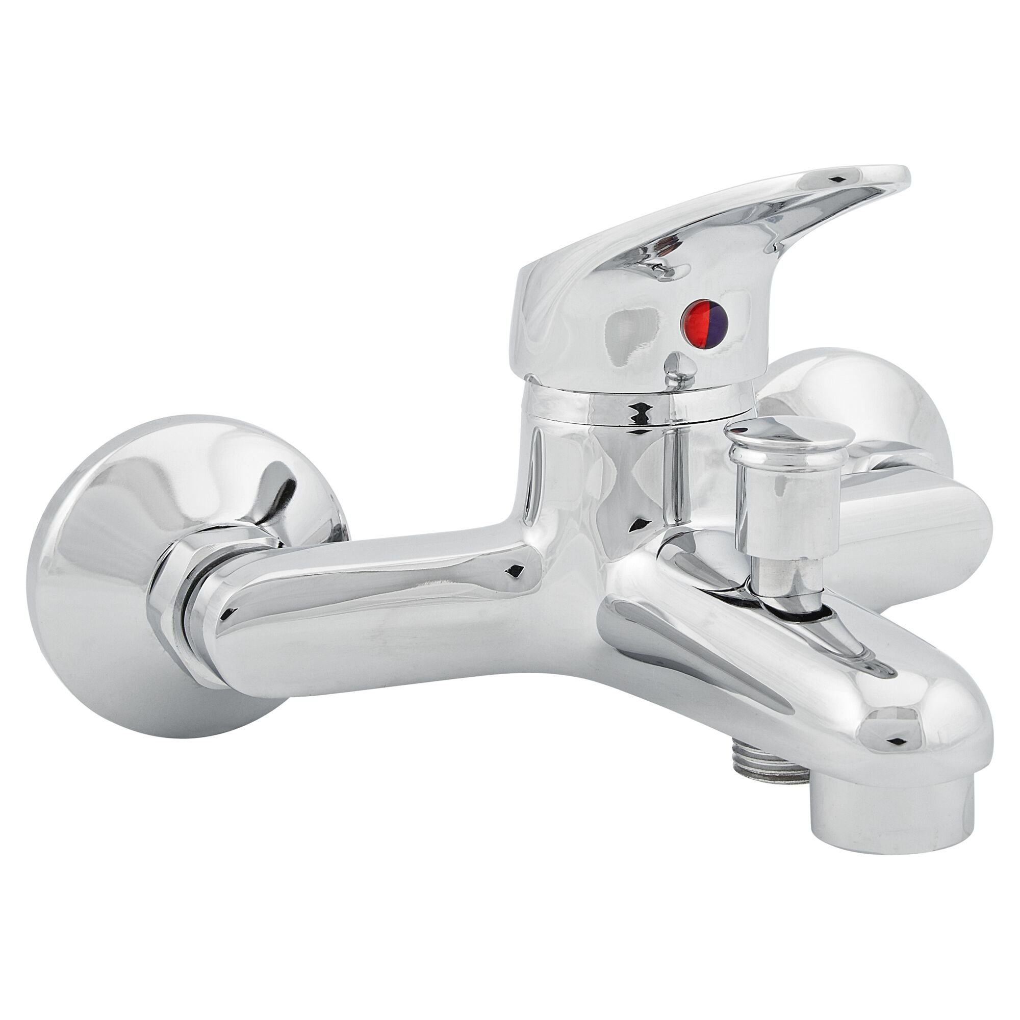 Chromfarbene Badearmatur Lino