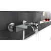 Wasserfall Badewannenarmatur aus Chrom