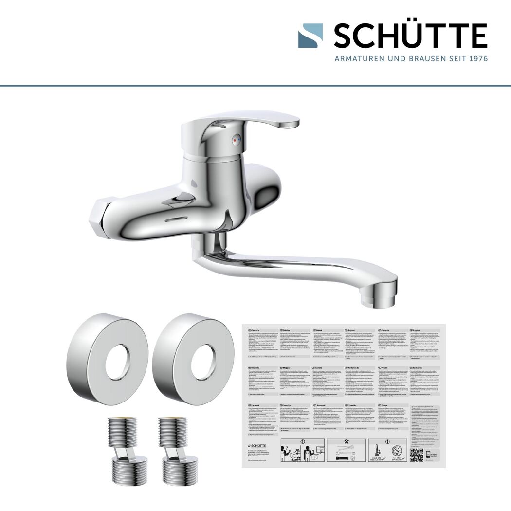 Schütte Wandspültischarmatur Orazi chrom