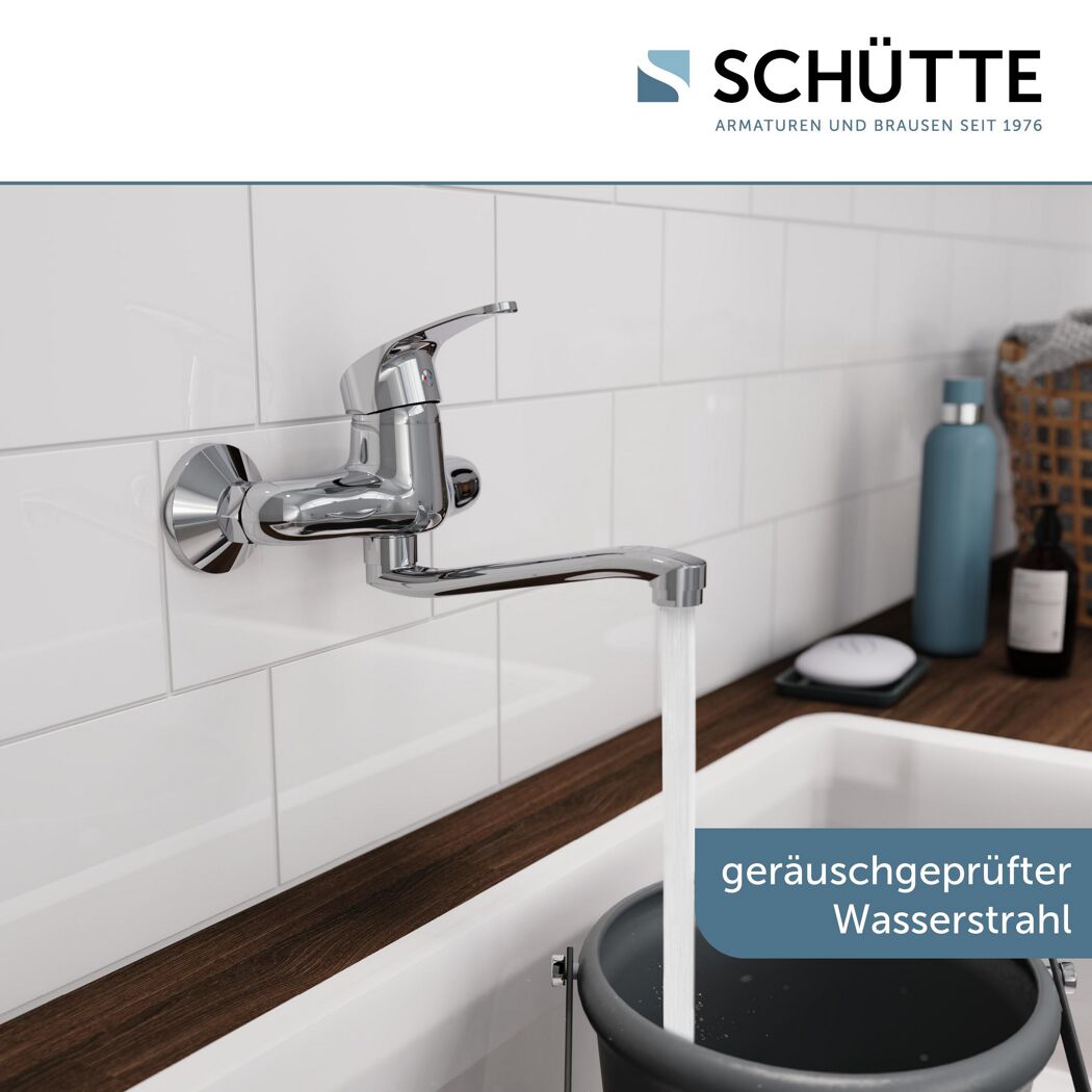 Schütte Wandarmatur Orazi/Nivola, Wasserstrahl