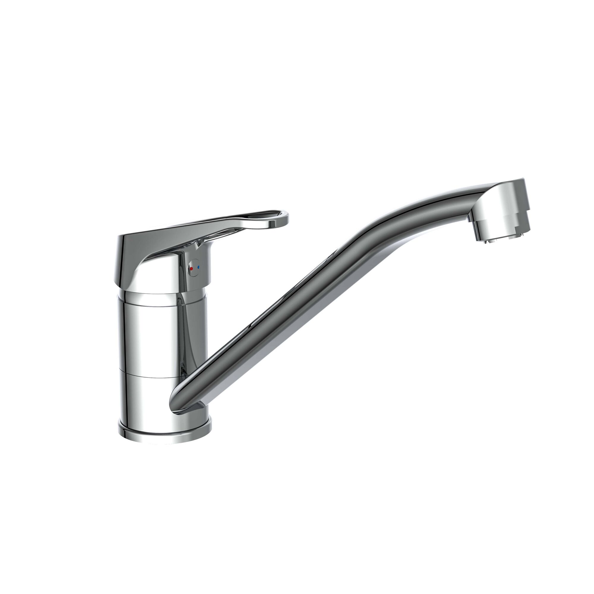 Chrom glänzende Spültischarmatur Tassoni ND