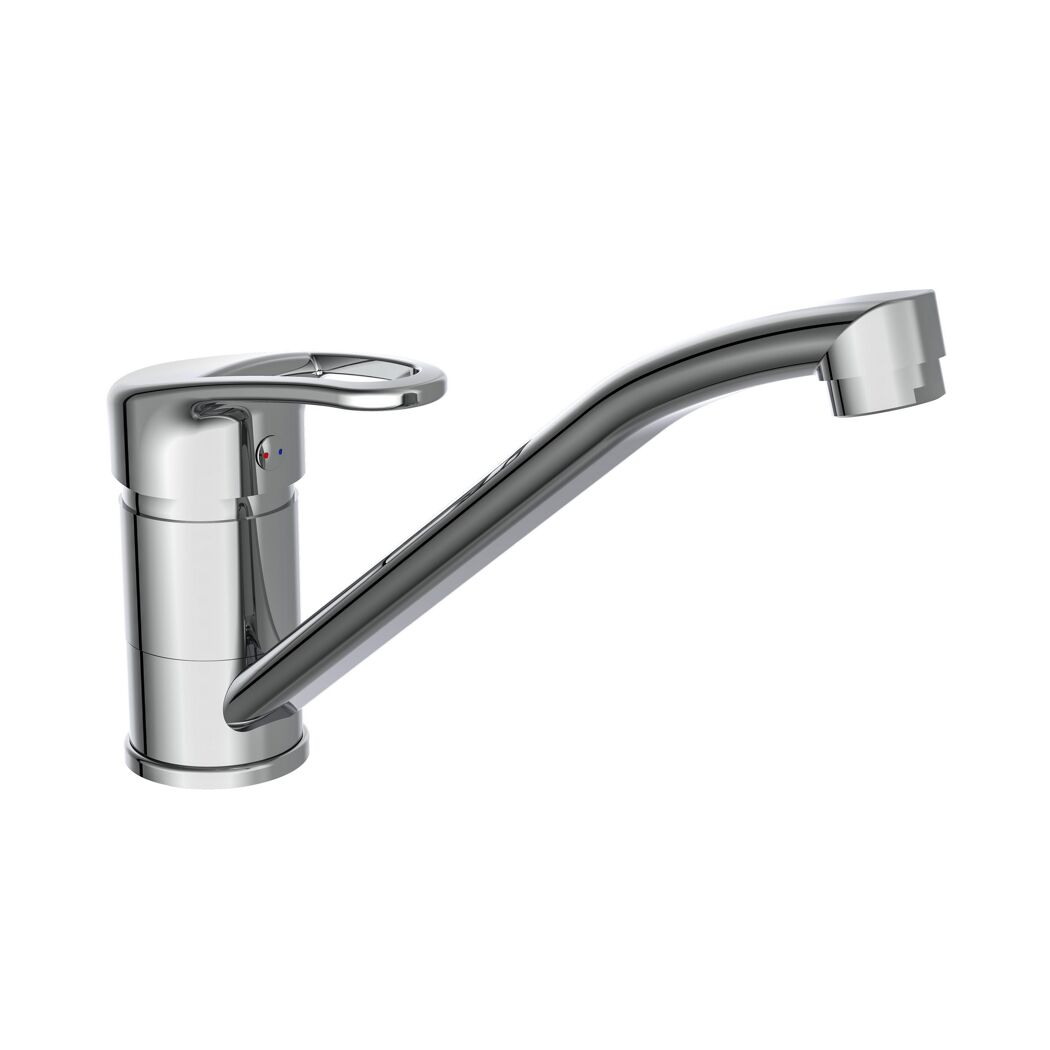 Chrom glänzende Spültischarmatur Dante