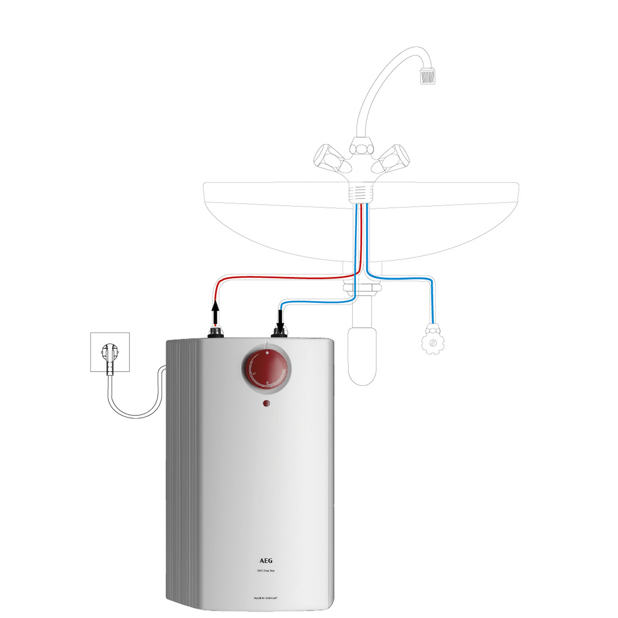Warmwasserspeicher 'Huz 5 Öko DropStop' 2 kW