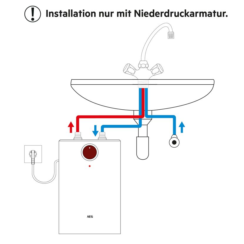Warmwasserspeicher 'Huz 5 DropStop' 5 l, 2000 W