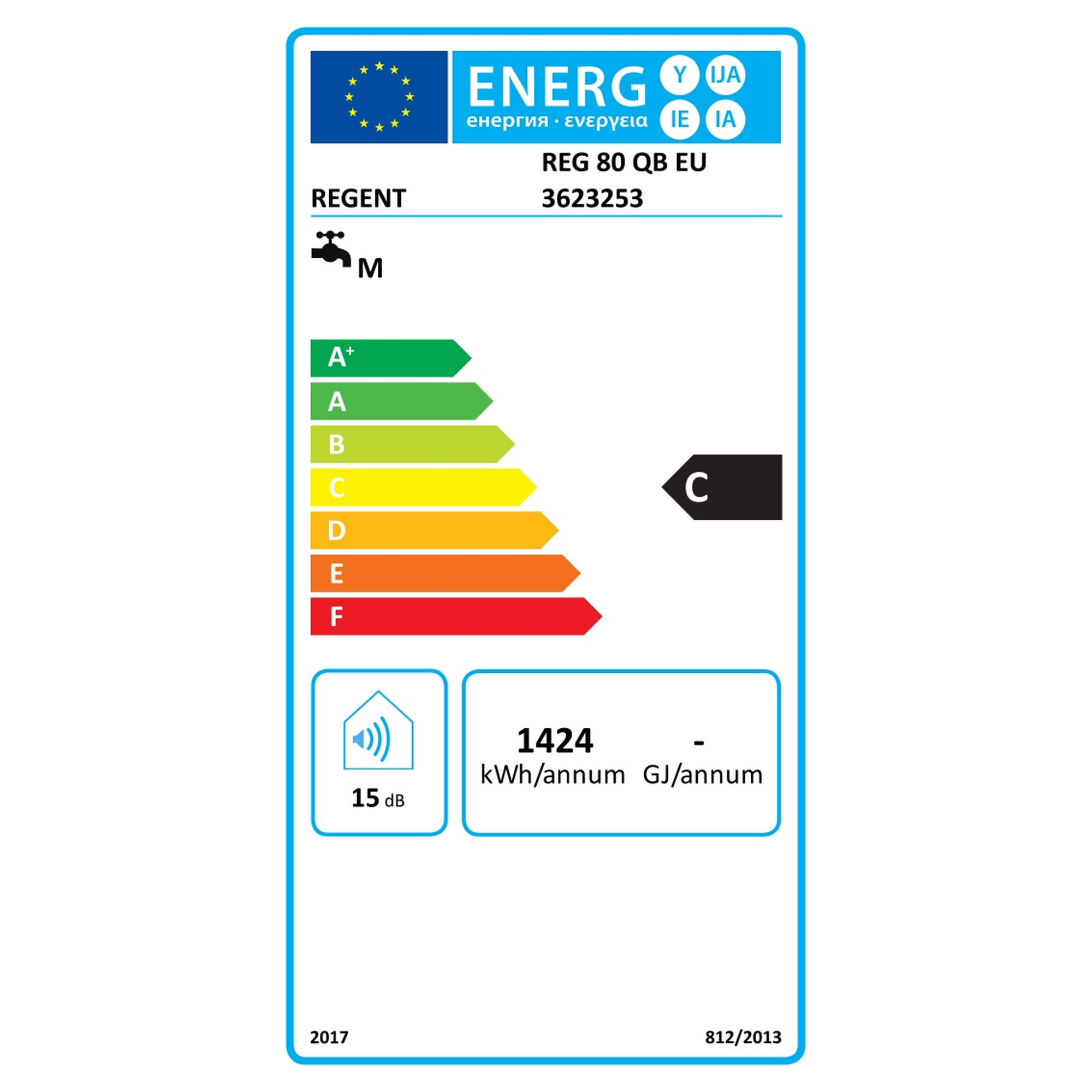Warmwasserspeicher 'REG 80 QB EU'