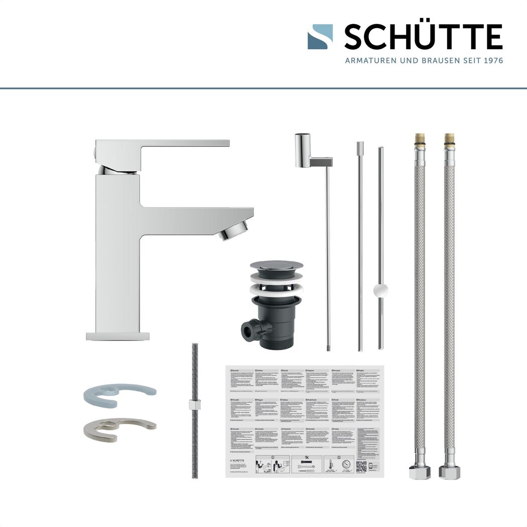 Waschtischarmatur Tokyo II WT chrom von Schütte