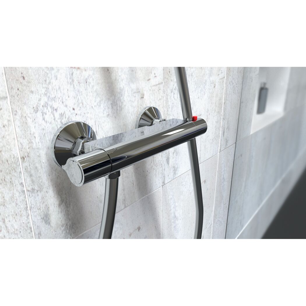 Thermostat Duscharmatur, chrom