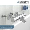 Schütte Wannenarmatur London chrom