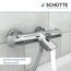 Schütte London Thermostat Wafü-Armatur, chrom, Wasserstrahl
