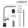 Schütte Küchenarmatur mit herausziehbarem Auslauf und Zubehör