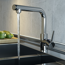 Spültischarmatur 'Vada' Push-Funktion chromfarben 25,4 cm