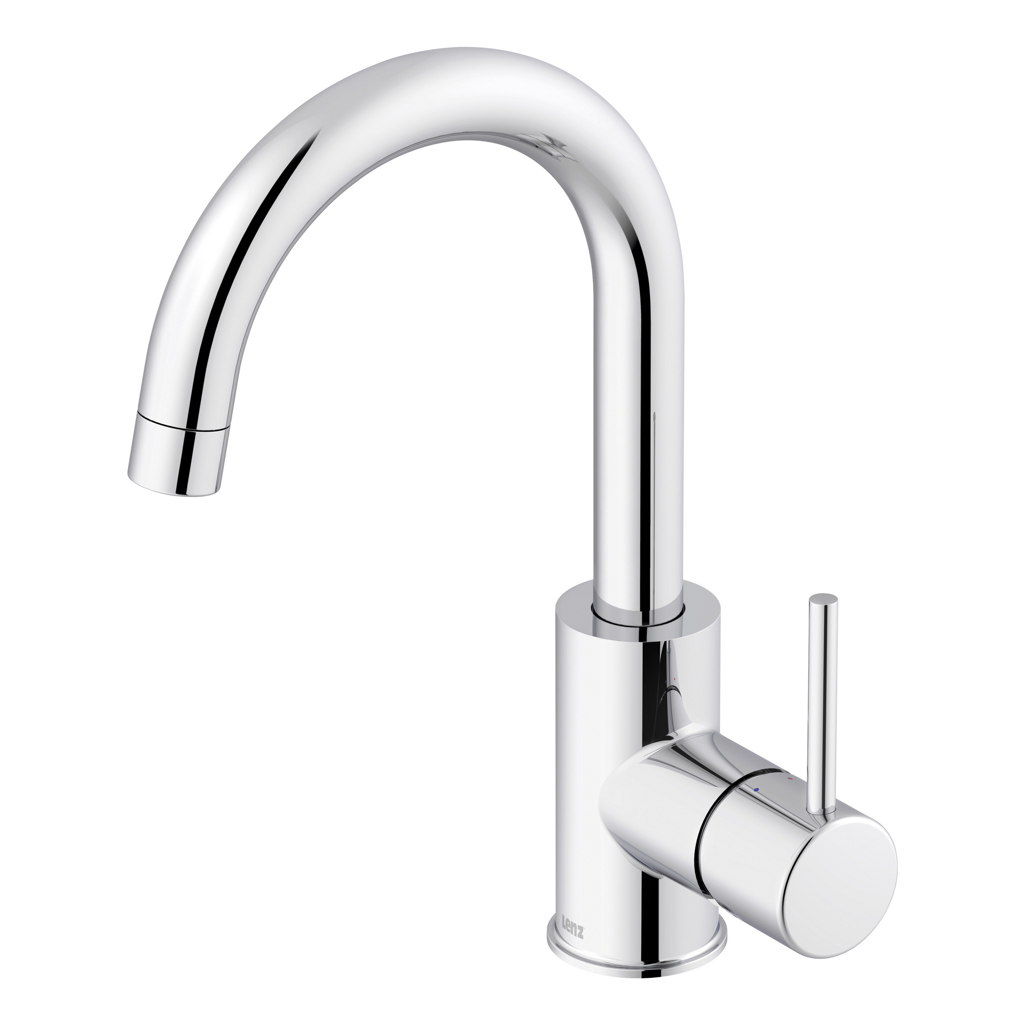 Waschtischarmatur 'Bow 2' chromfarben 28 cm