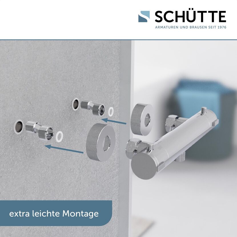 Montage einer Duscharmatur