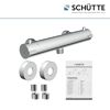 Schütte London Thermostat-Duscharmatur, Chrom