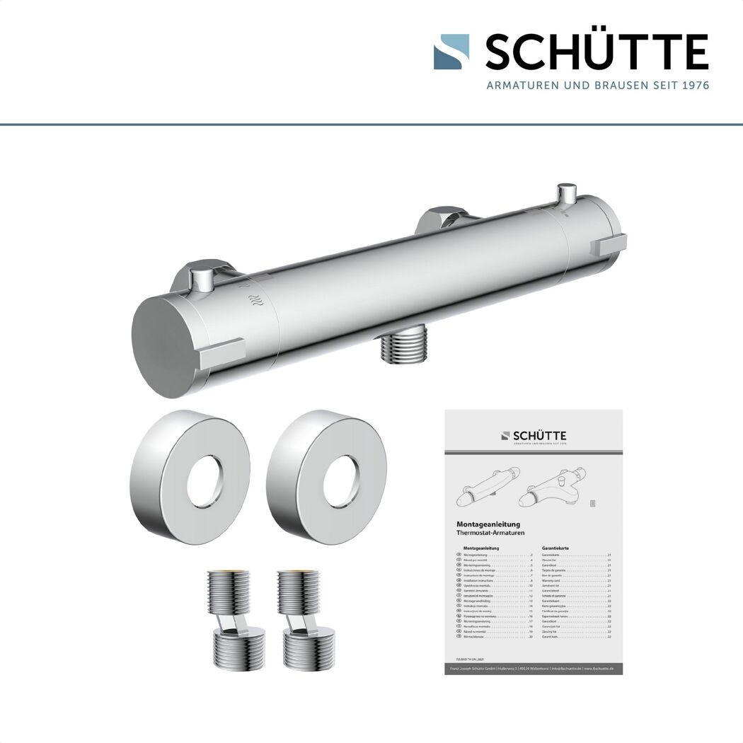Schütte London Thermostat-Duscharmatur, Chrom