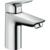 Chrom glänzende Waschtischarmatur