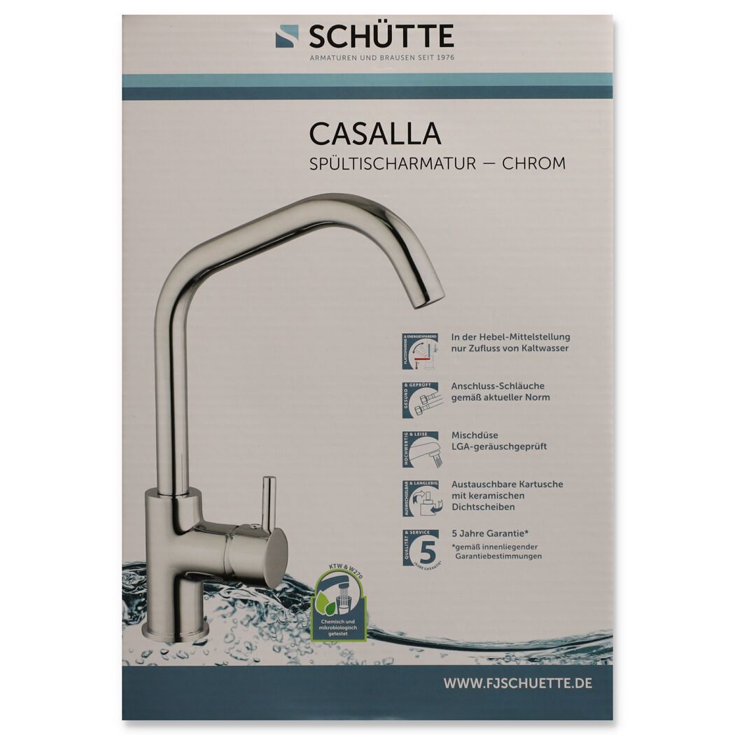 Schütte Casalla Spültischarmatur, Chrom