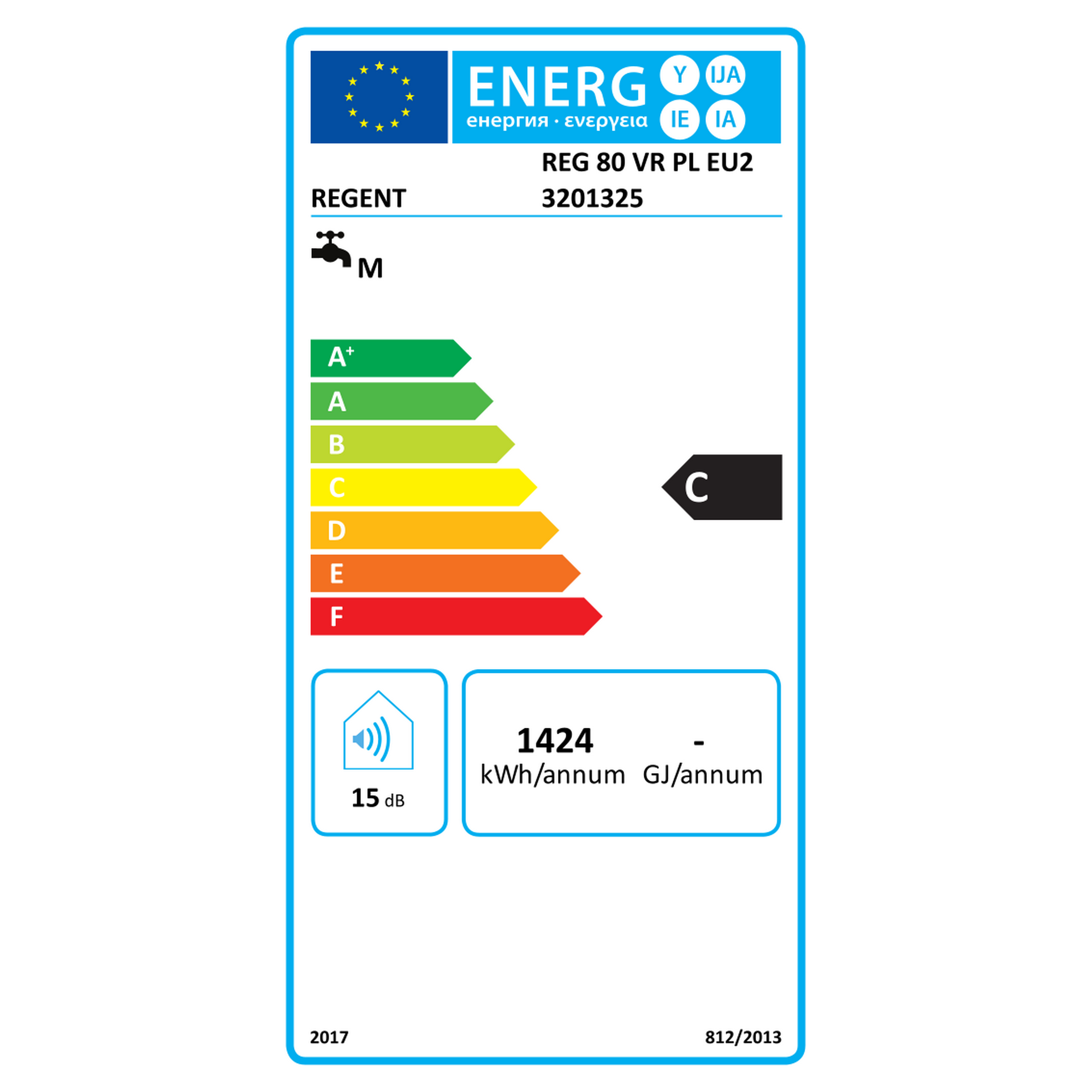 Warmwasserspeicher 'REG VR PL EU' 80 l