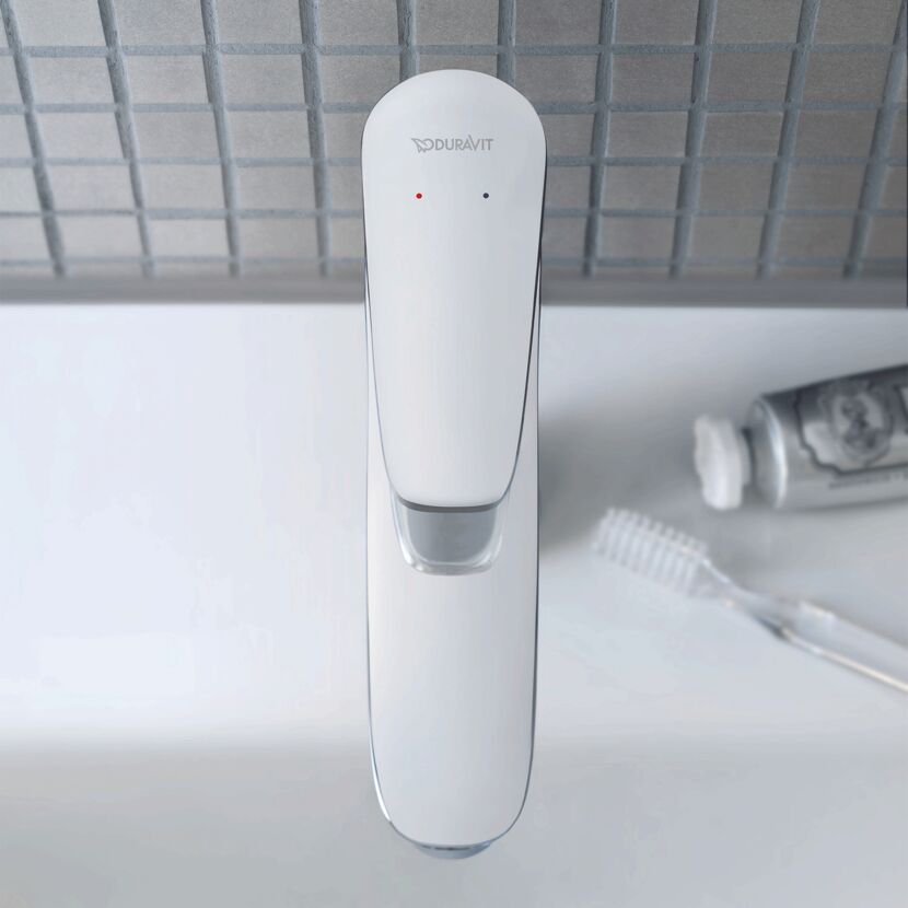 Duravit Waschtischarmatur B.1 Größe M mit Zugstangen-Ablaufgarnitur