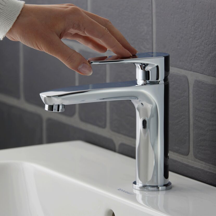 Duravit Waschtischarmatur B.1 Größe S mit Zugstangen-Ablaufgarnitur