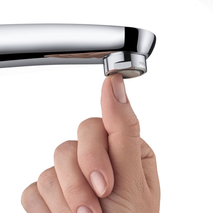 Duravit Waschtischarmatur B.1 Größe S mit Zugstangen-Ablaufgarnitur