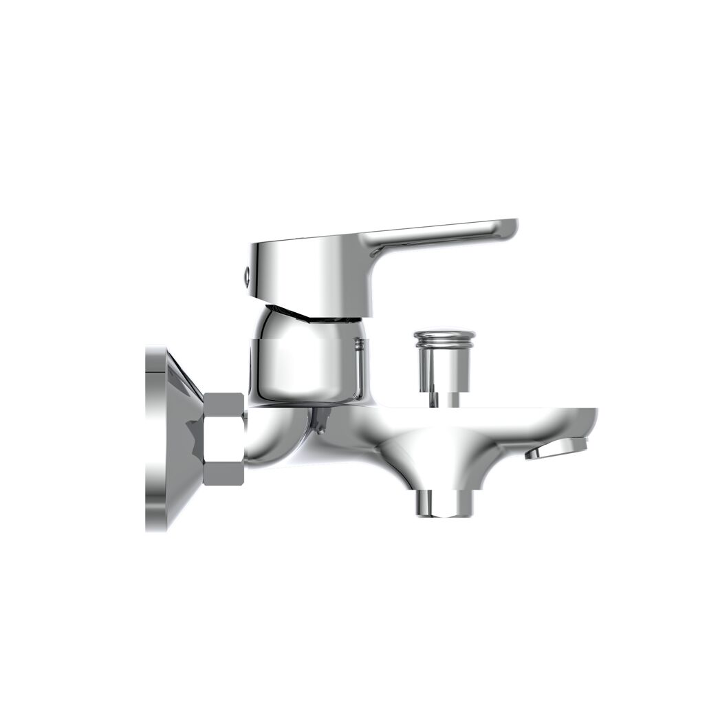 Chromarmatur für Badewanne