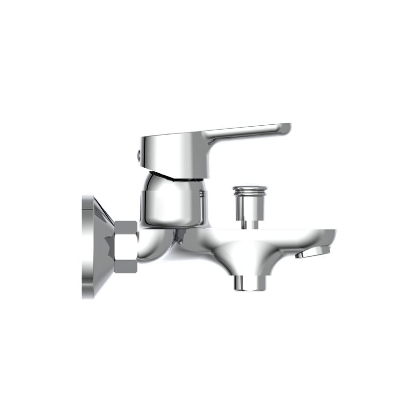 Chromarmatur für Badewanne
