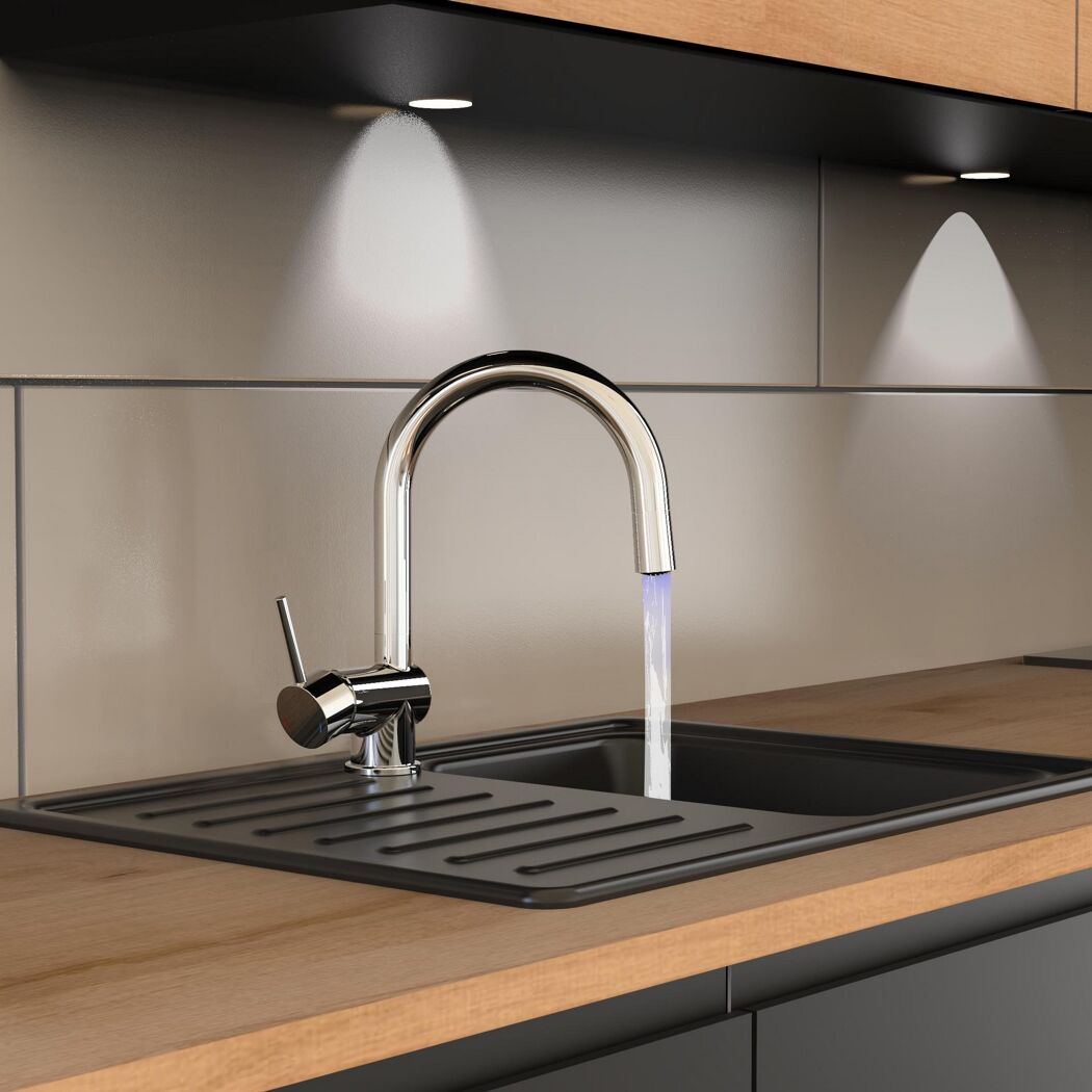 Wasserhahn Stella LED Chrom