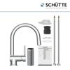 Schütte Einhebel Küchenarmatur Stella LED chrom mit Montageanleitung