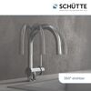 Schütte Spültischarmatur Stella LED chrom, 360° drehbar