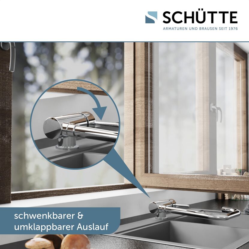 Schwenkbare Küchenarmatur von SCHÜTTE