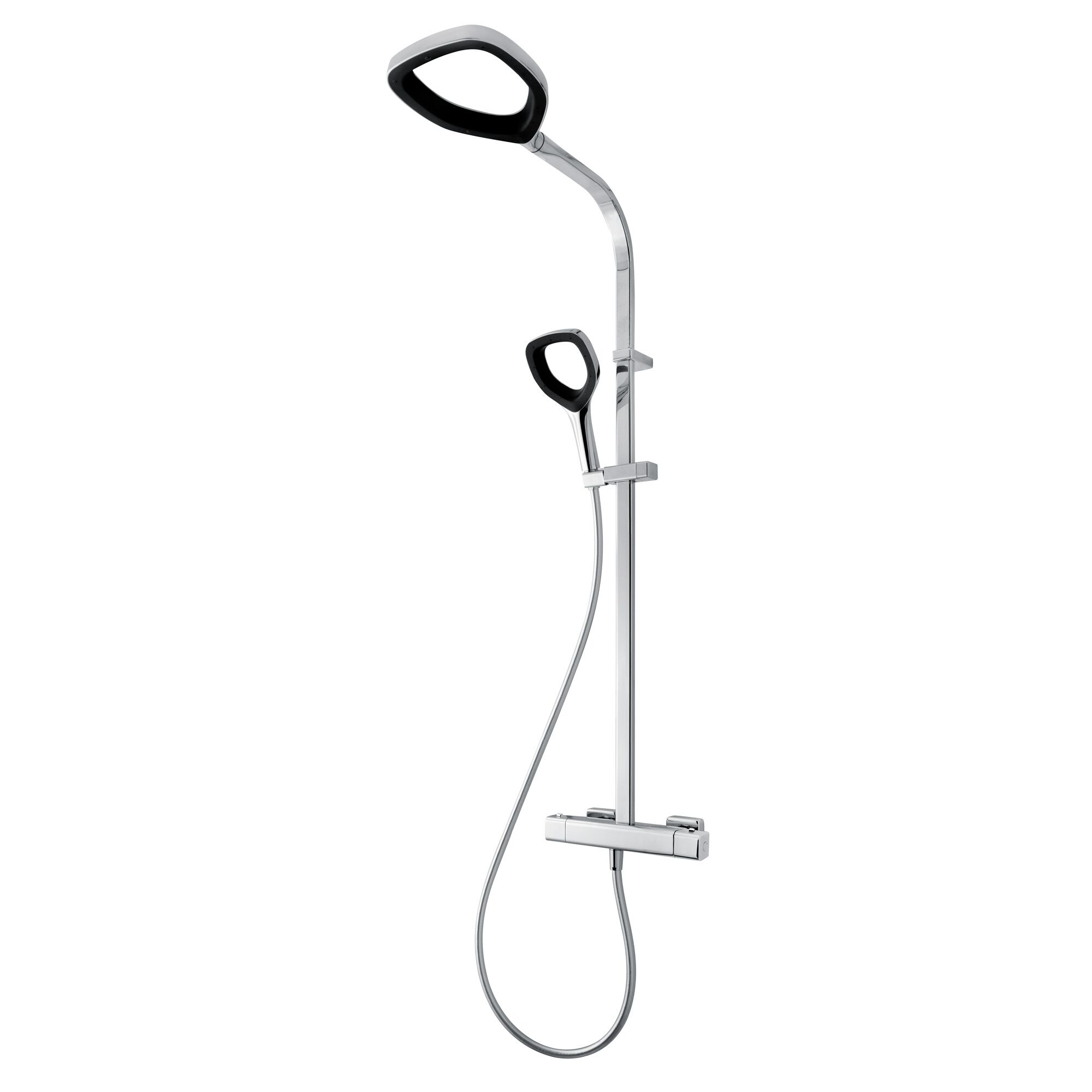 Duschsystem mit Brausekopf und Handbrause