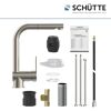 Schütte Küchenarmatur London SPT mit Einzelteilen und Anleitung