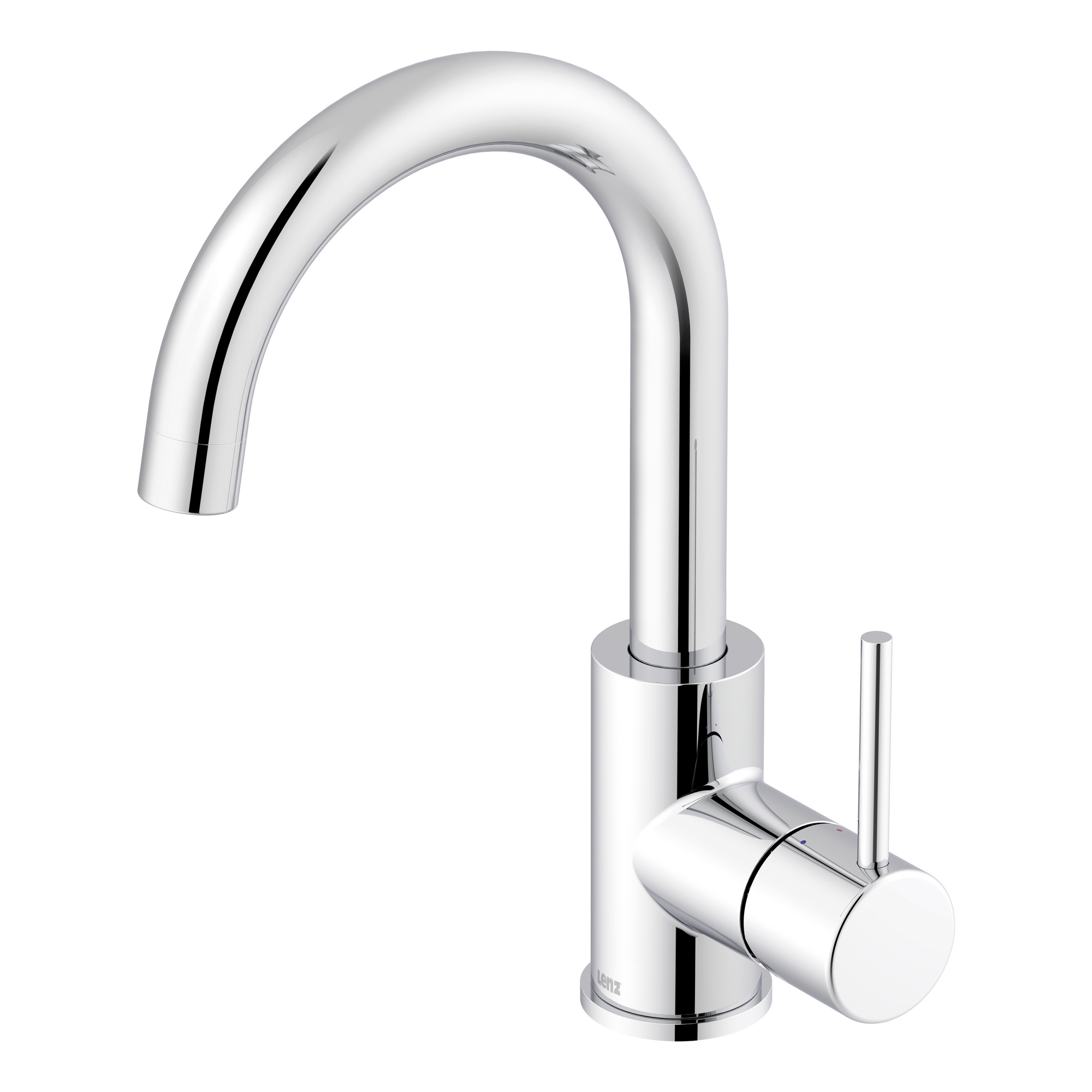 Niederdruck-Waschtischarmatur 'Bow 2' chromfarben 28,2 cm