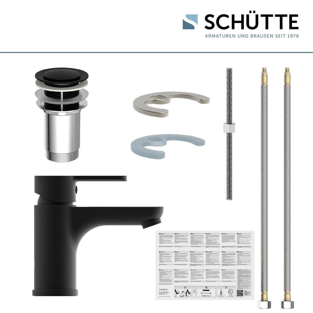 Waschtischarmatur 'Denver' matt schwarz