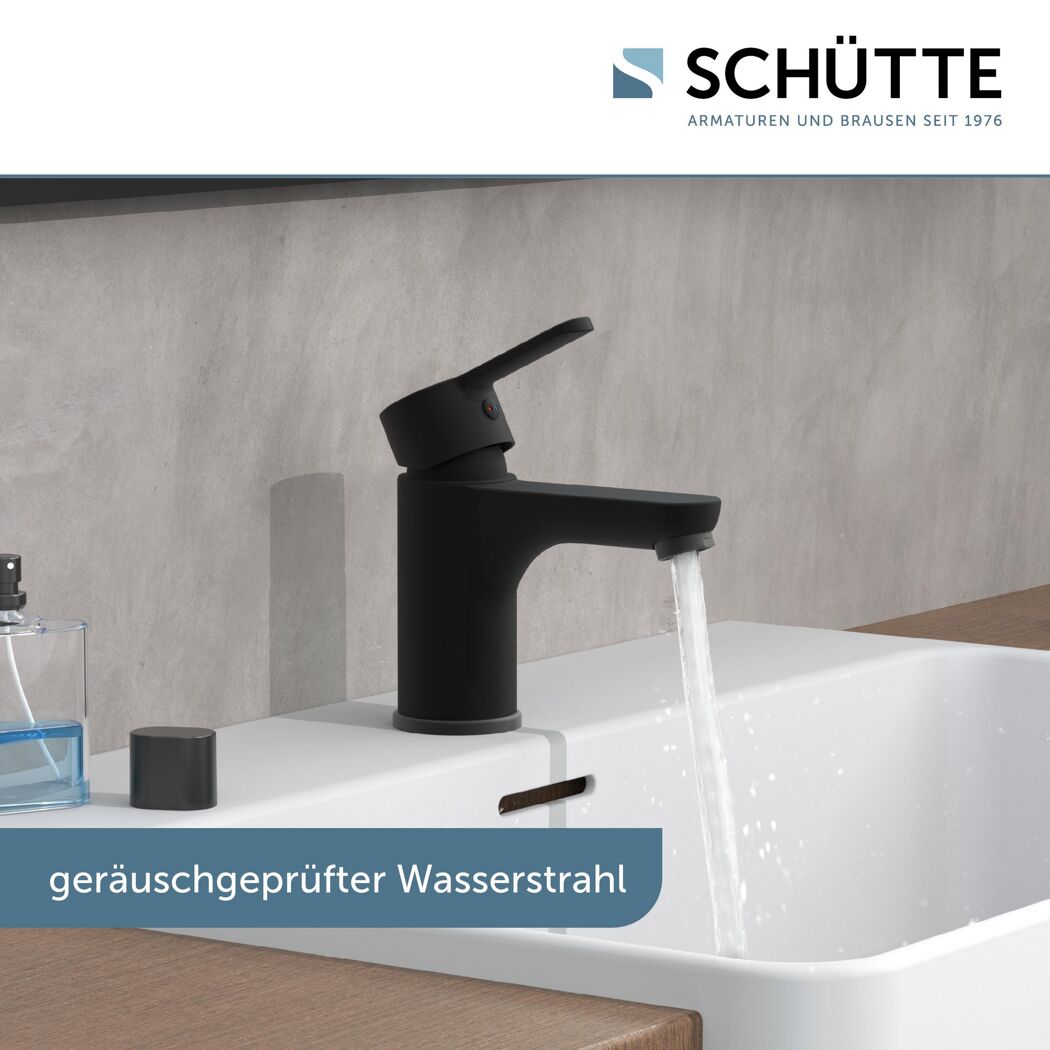Waschtischarmatur 'Denver' matt schwarz