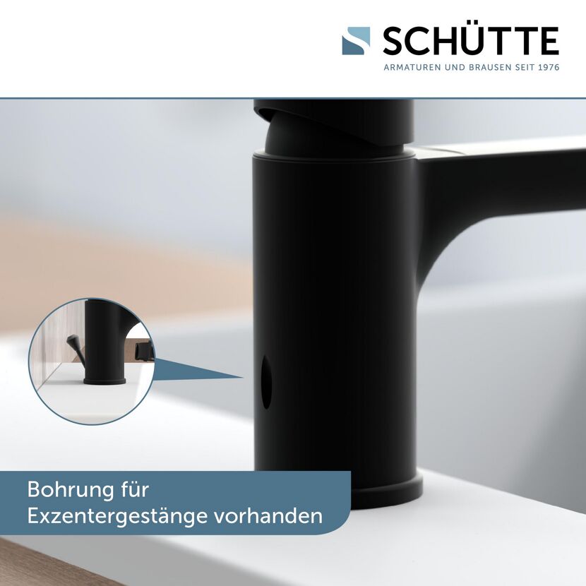 Waschtischarmatur 'Denver' matt schwarz
