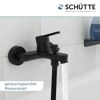 Badewannenarmatur 'Denver' matt schwarz