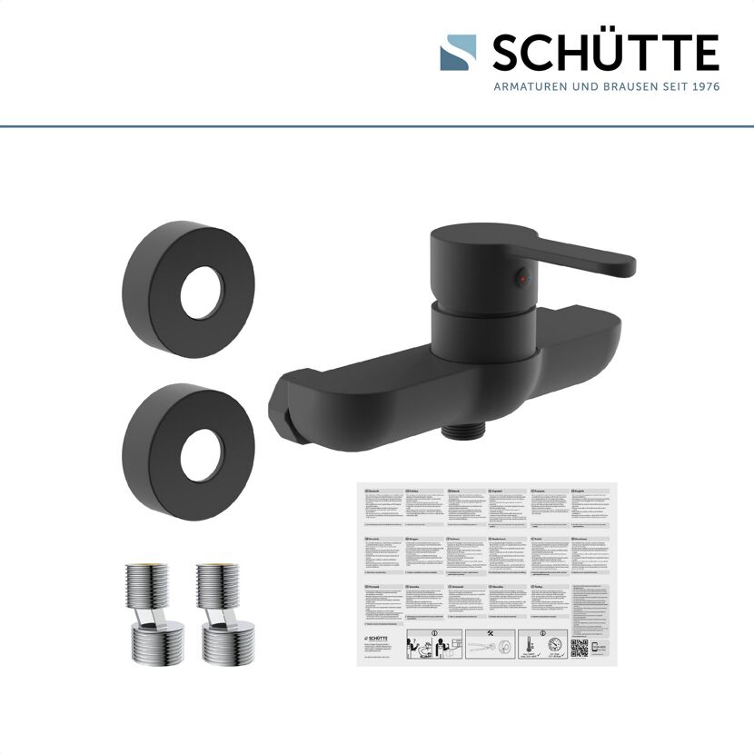 Brausearmatur 'Denver' matt schwarz