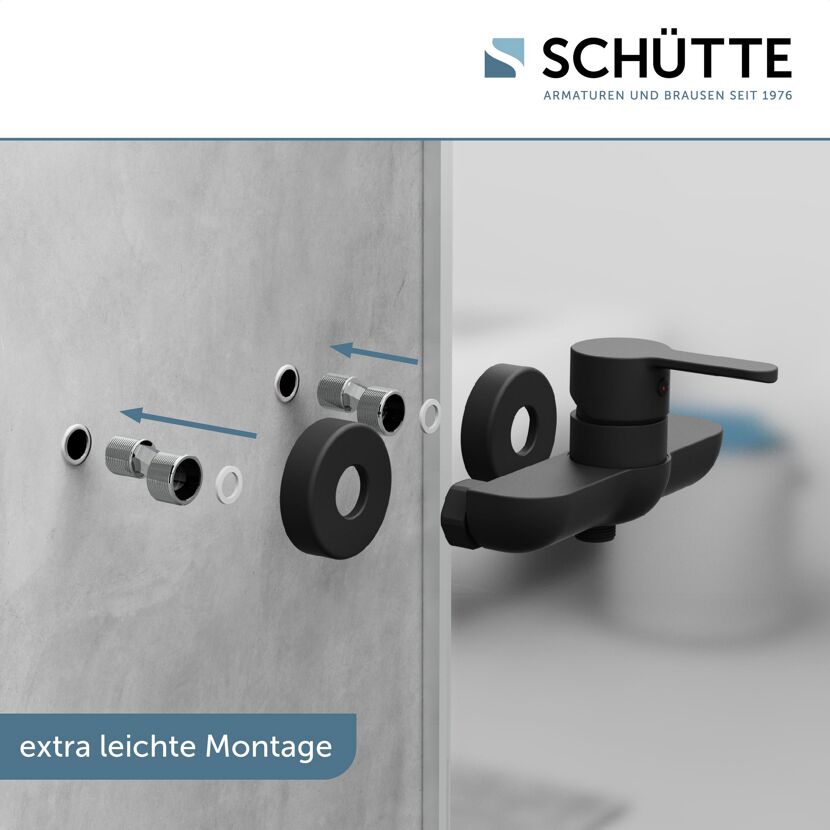 Brausearmatur 'Denver' matt schwarz