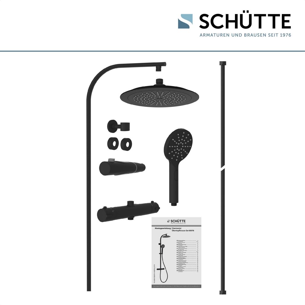 Duschsystem 'Madura Fresh' schwarz
