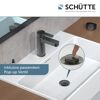 Waschbecken mit Pop-up Ventil