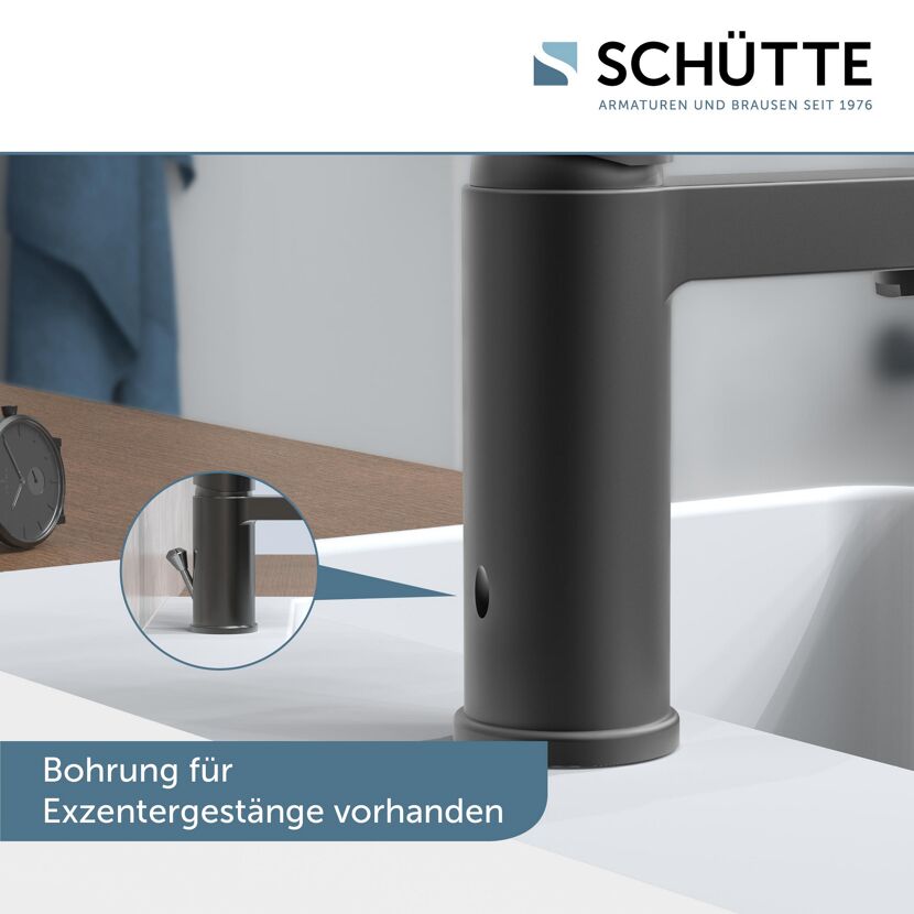 Waschbeckenarmatur SCHÜTTE Elephant Graphit matt