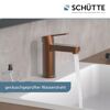 Kupferne Waschtischarmatur WT-Armatur Elephant mit Wasserstrahl