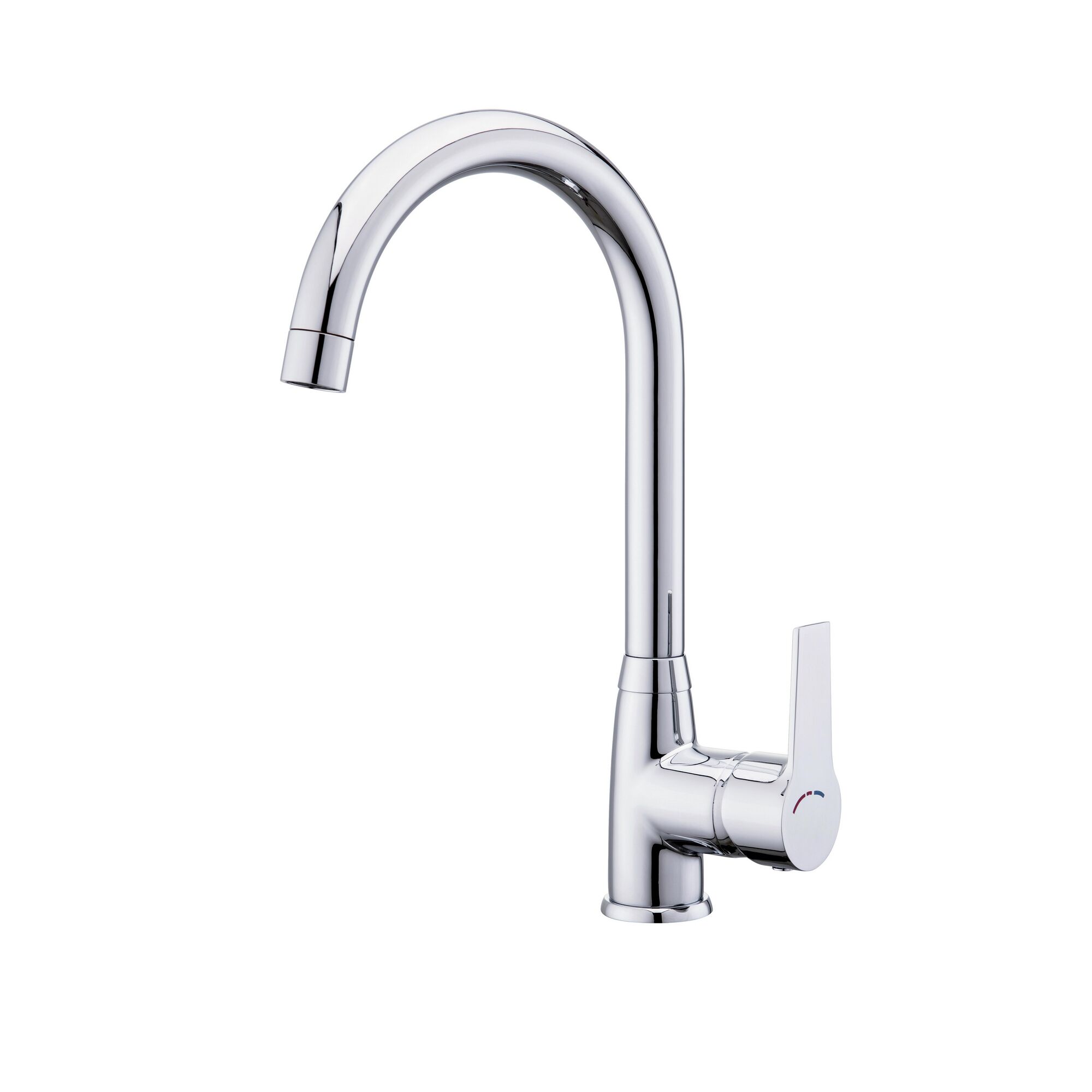 Chromfarbene Spültischarmatur