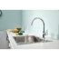 Verkleinertes Bild von Einhebel-Küchenarmatur 'Start Edge' chromfarben 255 x 480 mm