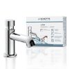 Chrom-Standventil, verpackt, mit Wasserstrahl